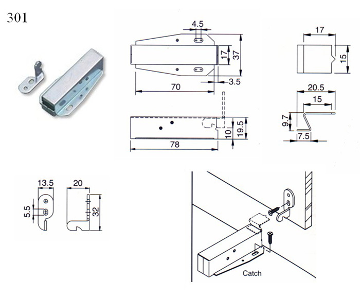 Cabinet Latch Touch Latch Cabinet Latch Touch Latch